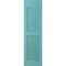 Ekena Millwork 18W x 41H Americraft Two Equal Louver Exterior Real Wood Shutters, Pure Turquoise, PR RW101LV18X41PTH - alternate 6